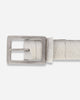 Neighborhood Hair-On Leather Belt White Belts Belt 262PKNH-AC02 WHITE