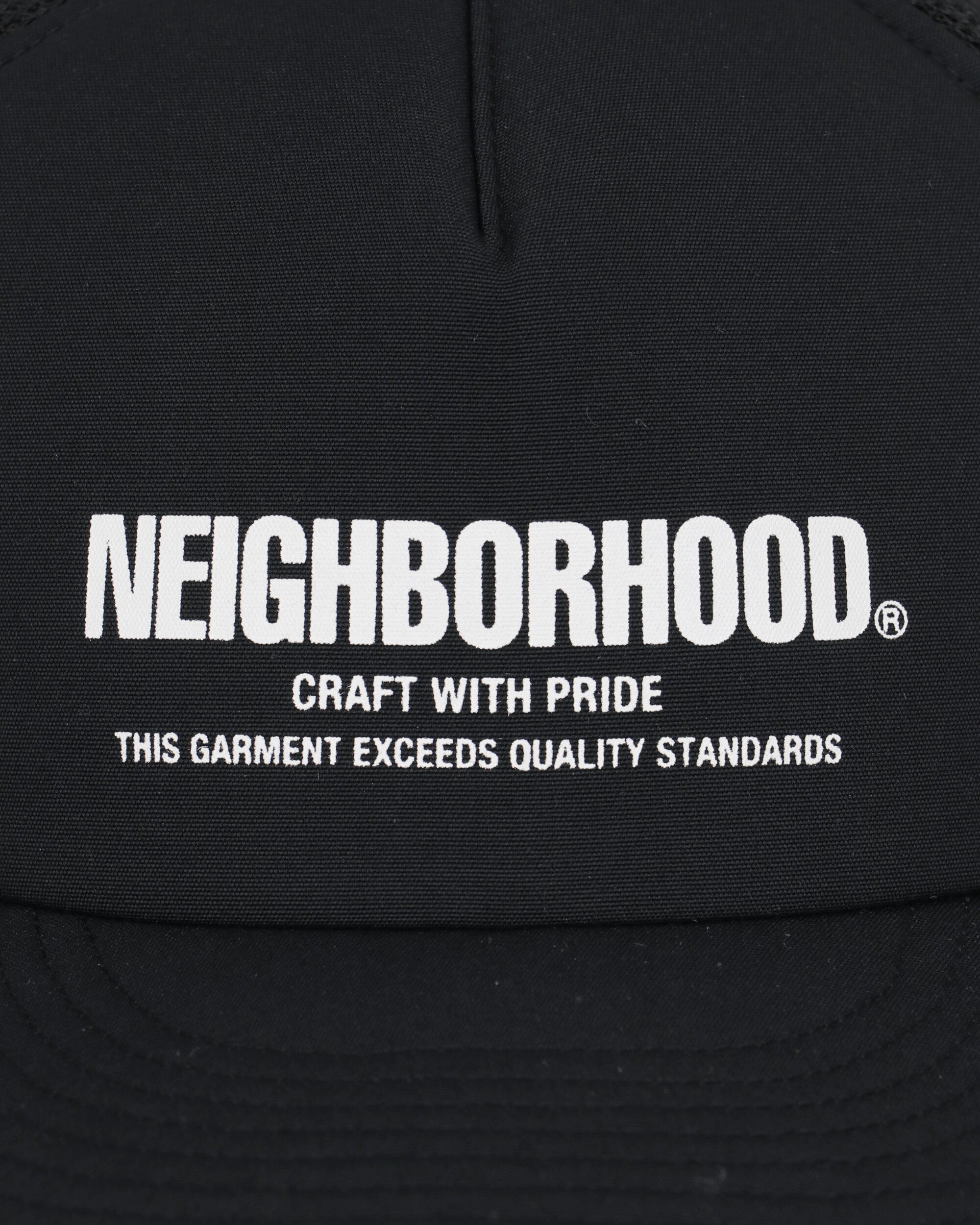 Neighborhood Mesh Cap-1 Black Hats Caps 251YGNH-HT06 BK