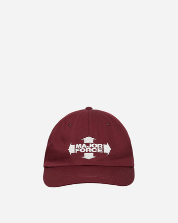 Neighborhood Major Force Dad Cap Burgundy - Slam Jam