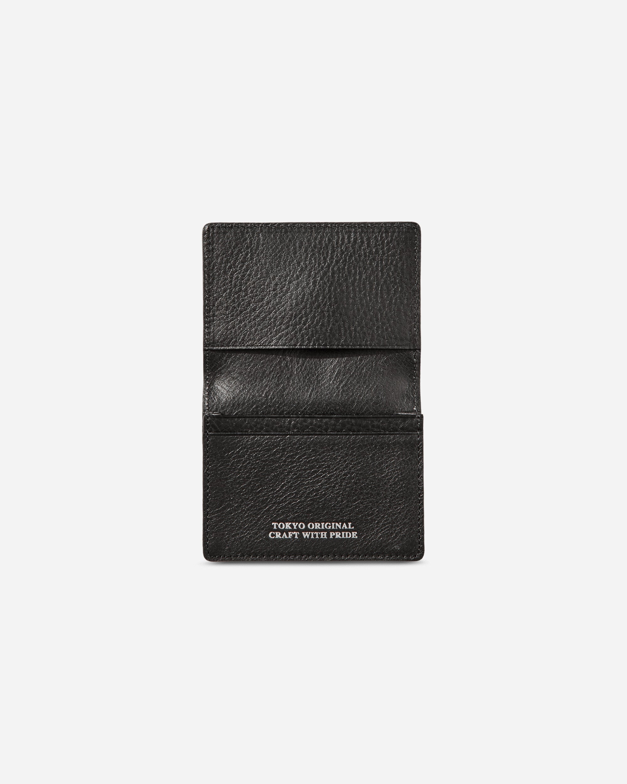 Neighborhood Leather Card Case Black Wallets and Cardholders Cardholders 252MVNH-AC02 BLACK
