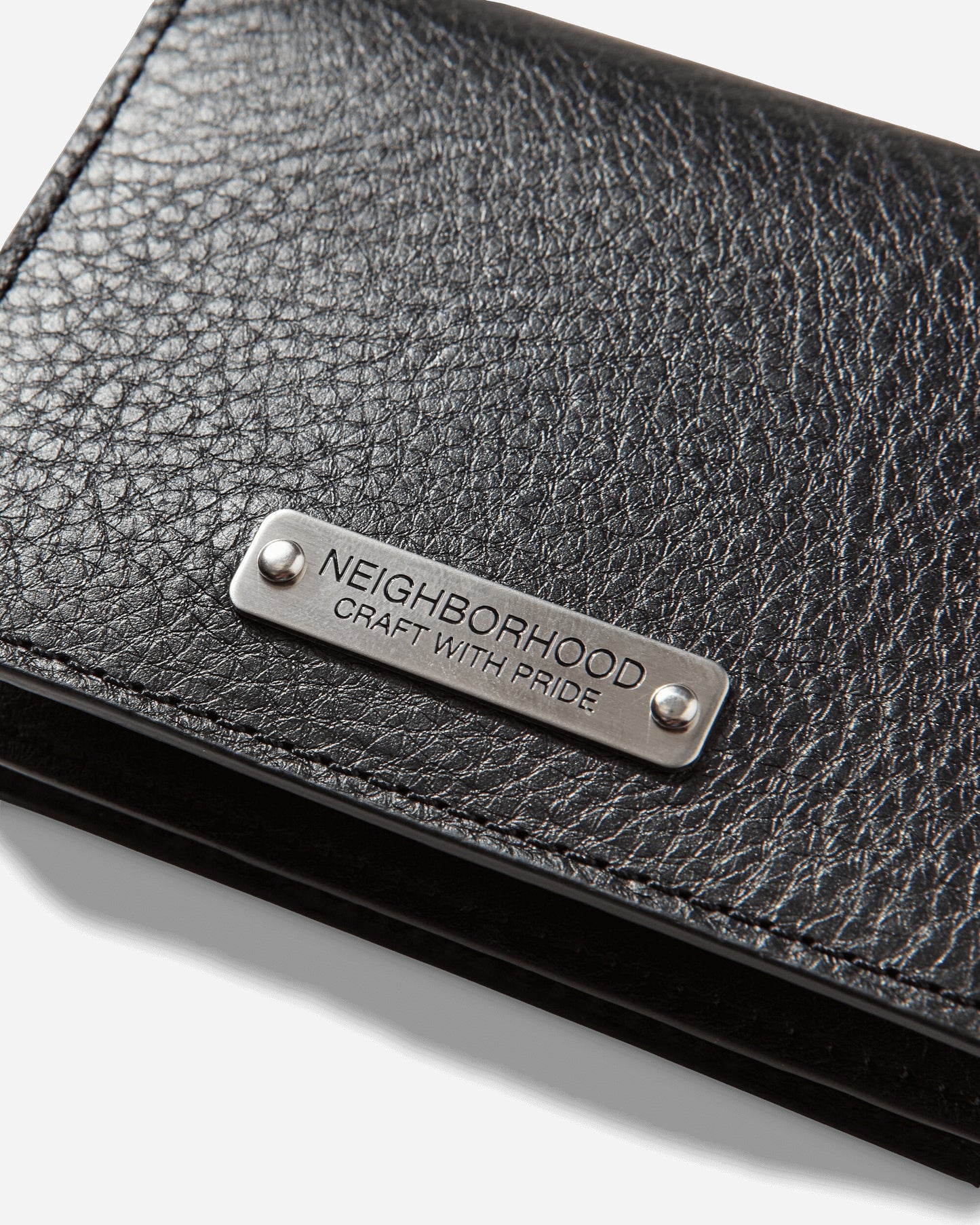 Neighborhood Leather Card Case Black Wallets and Cardholders Cardholders 252MVNH-AC02 BLACK