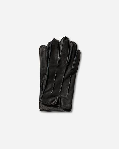 Neighborhood Leather Emb Gloves Black Gloves and Scarves Gloves 252DPNH-AC02 BLACK