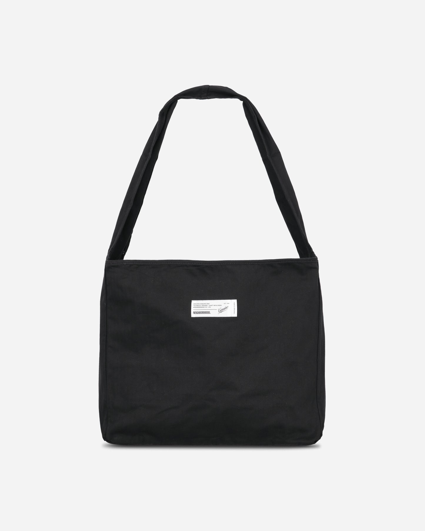 Neighborhood Hbt Newspaper Bag Black Bags and Backpacks Shoulder Bags 262TQNH-CG02 BLACK
