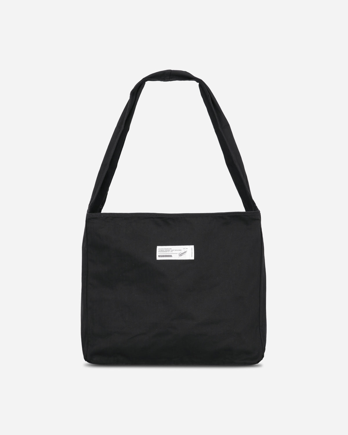 Neighborhood Hbt Newspaper Bag Black Bags and Backpacks Shoulder Bags 262TQNH-CG02 BLACK