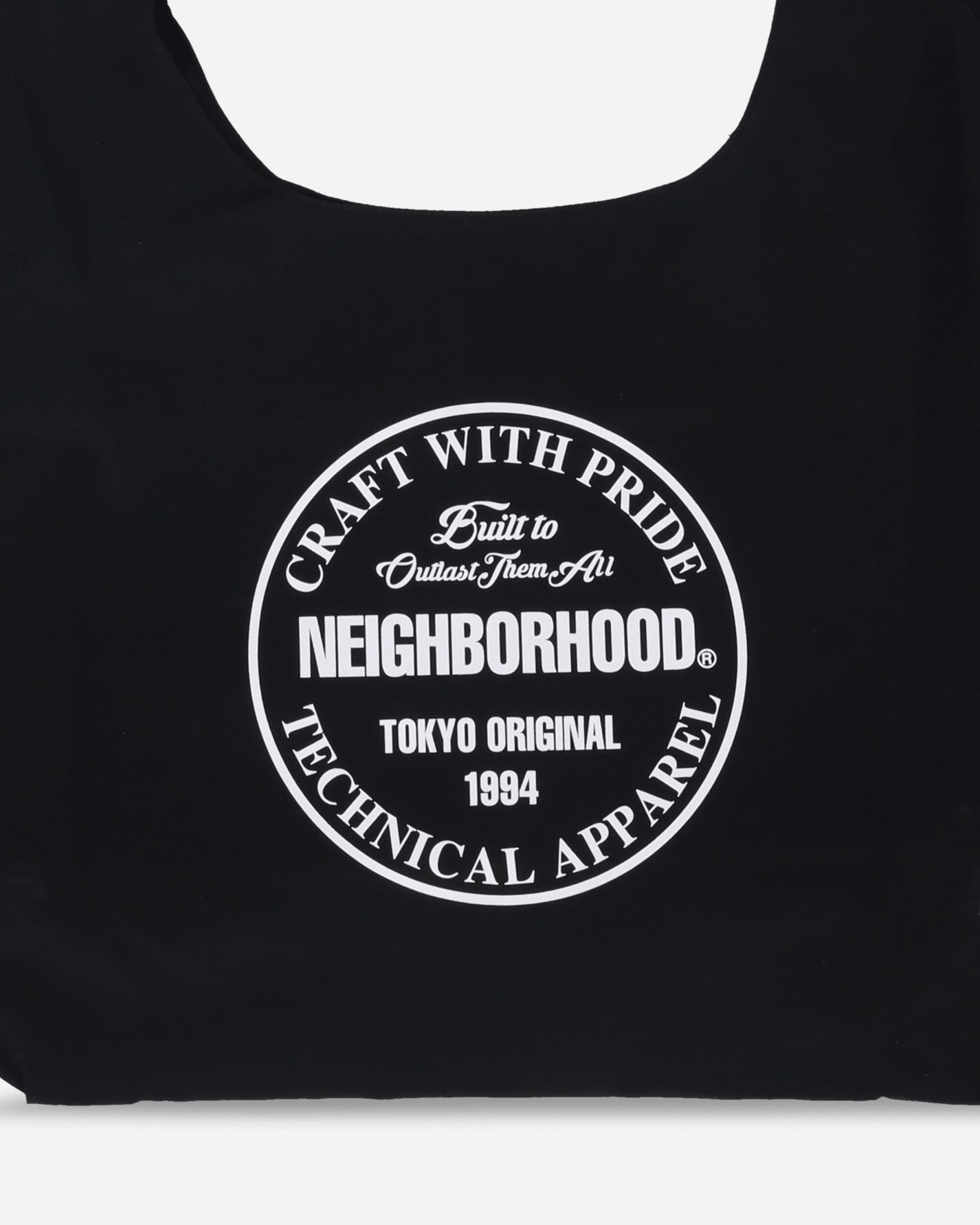 Neighborhood Logo Monk Bag Black Bags and Backpacks Shoulder Bags 261MYNH-CG01 BLACK
