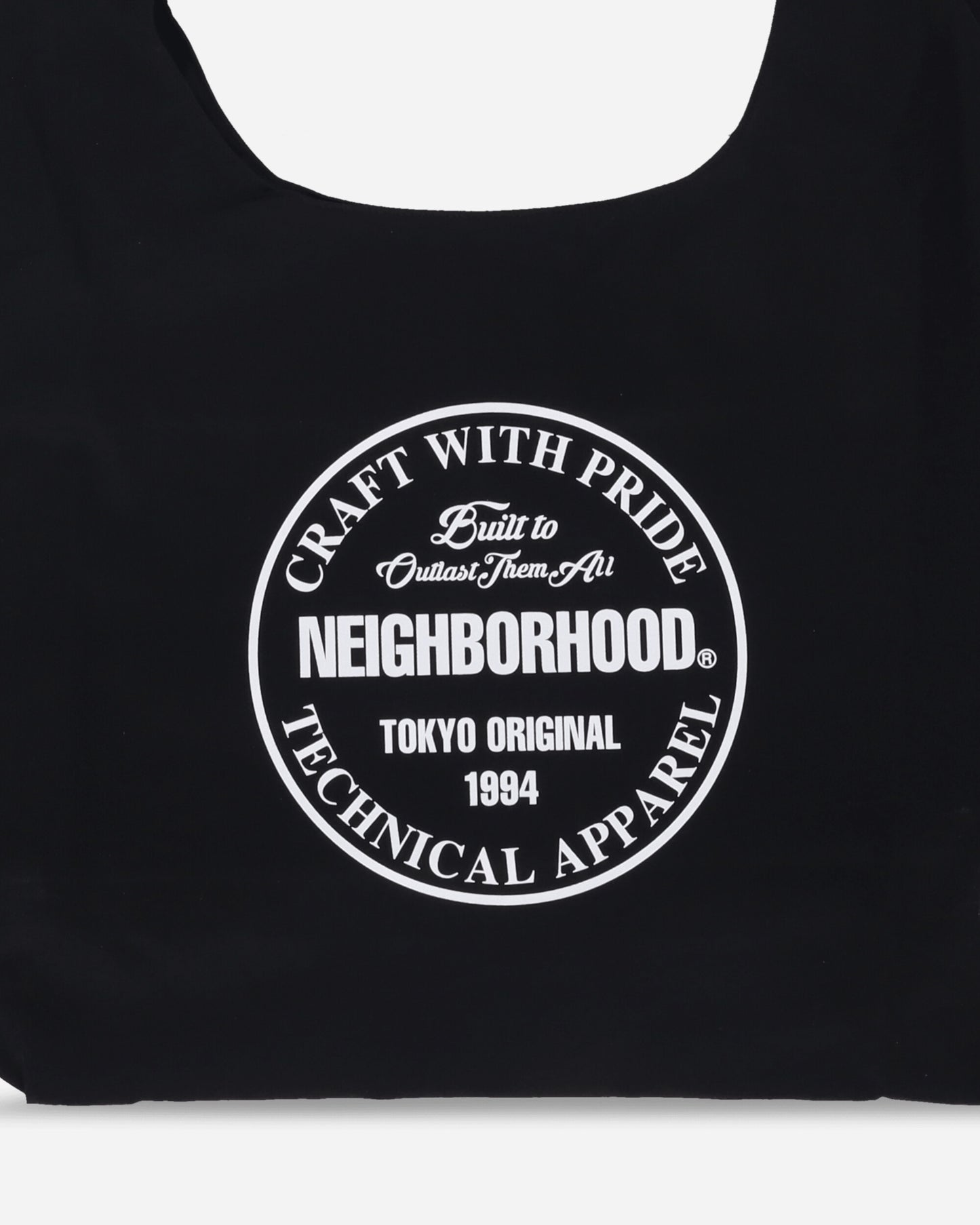 Neighborhood Logo Monk Bag Black Bags and Backpacks Shoulder Bags 261MYNH-CG01 BLACK