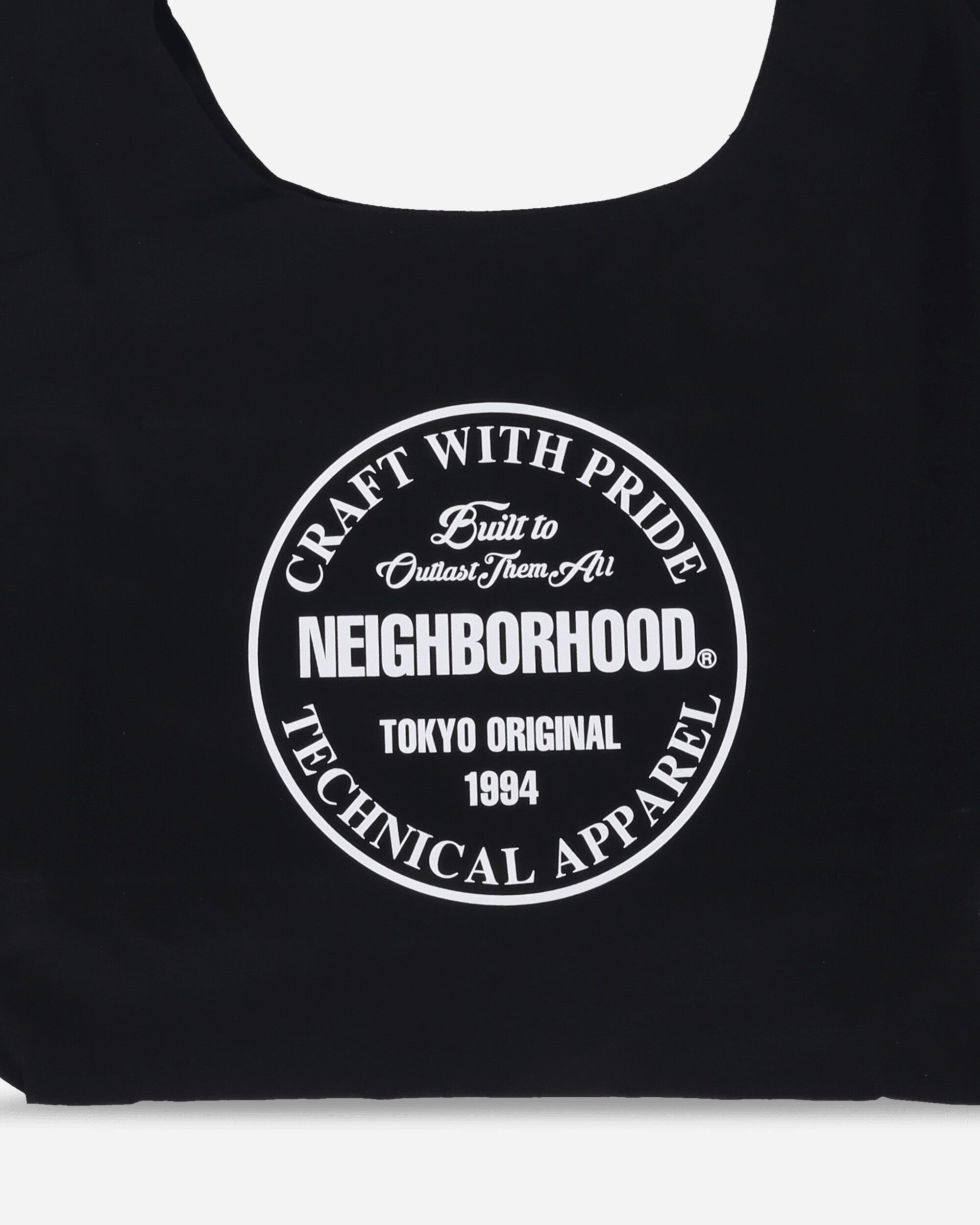 Neighborhood Logo Monk Bag Black Bags and Backpacks Shoulder Bags 261MYNH-CG01 BLACK