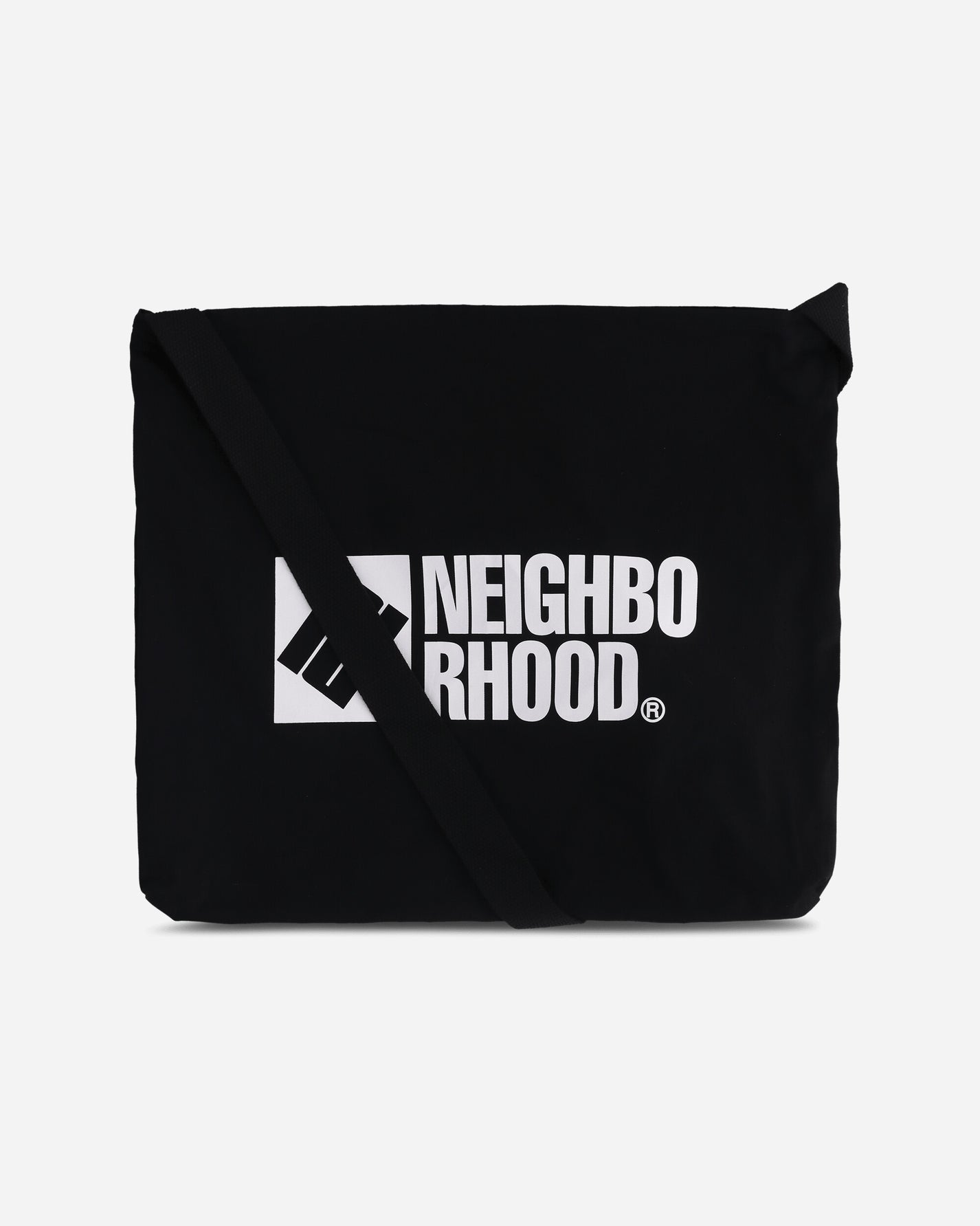 Neighborhood Logo Shoulder Bag Black Bags and Backpacks Shoulder Bags 261MYNH-CG02 BLACK