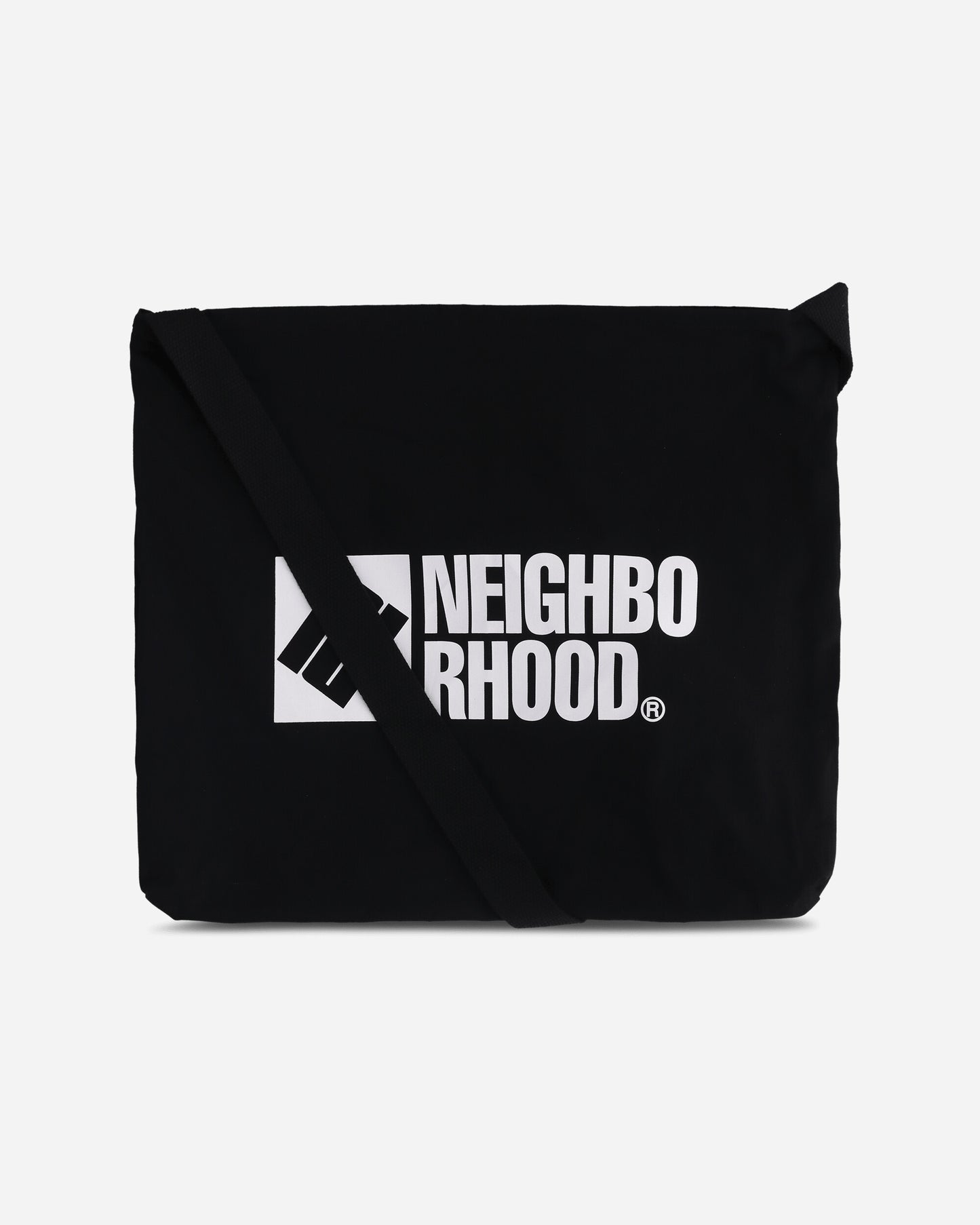 Neighborhood Logo Shoulder Bag Black Bags and Backpacks Shoulder Bags 261MYNH-CG02 BLACK