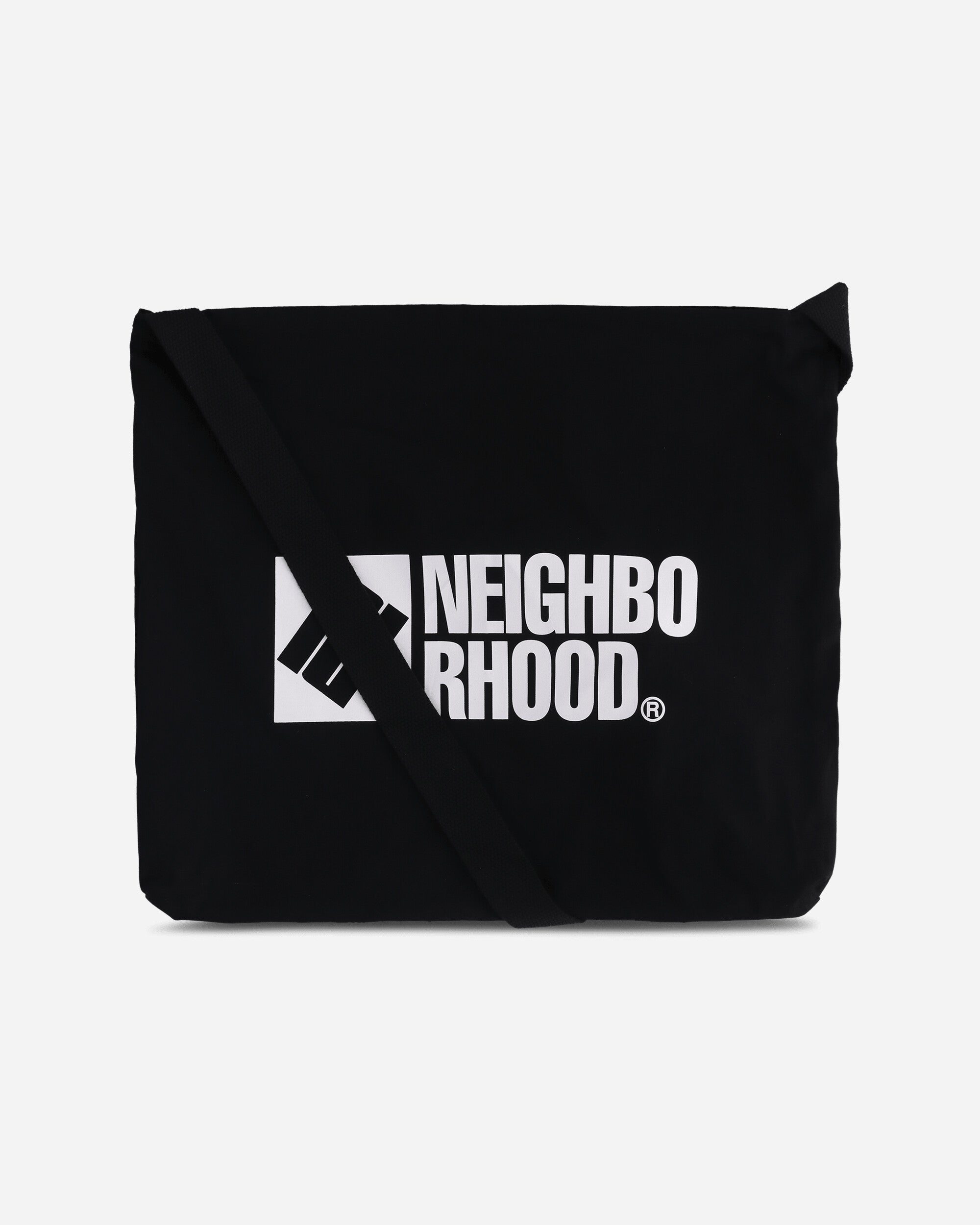 Neighborhood Logo Shoulder Bag Black Bags and Backpacks Shoulder Bags 261MYNH-CG02 BLACK