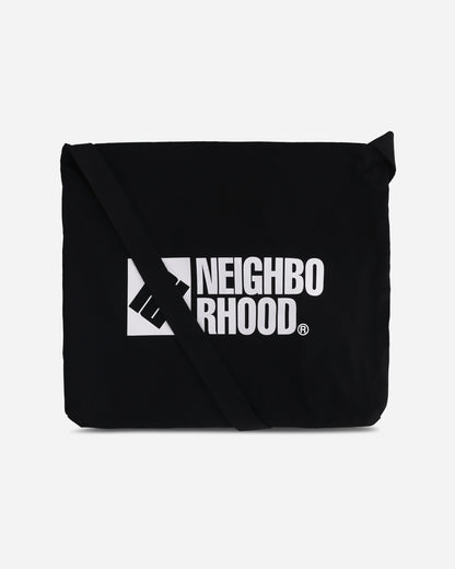 Neighborhood Logo Shoulder Bag Black Bags and Backpacks Shoulder Bags 261MYNH-CG02 BLACK