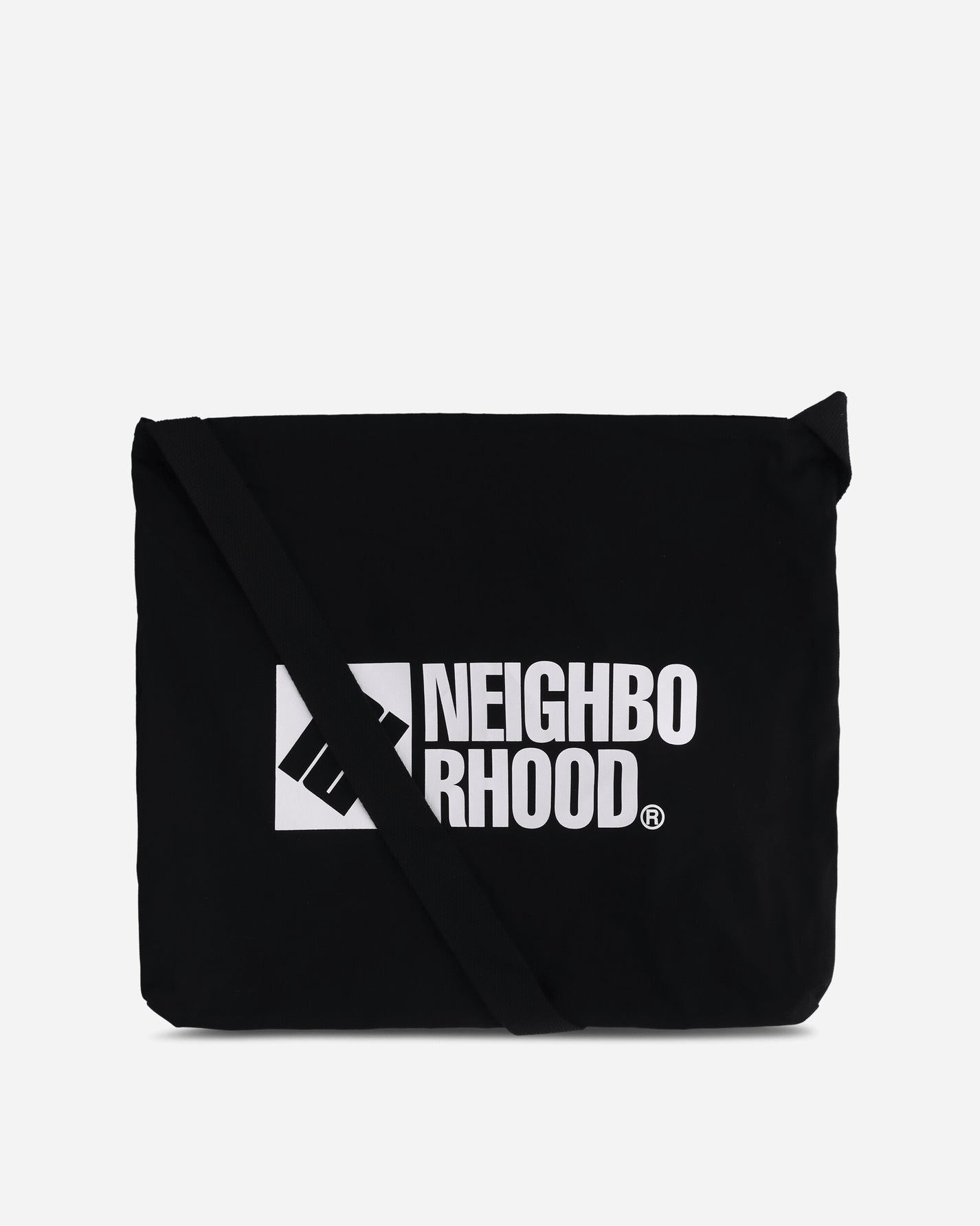 Neighborhood Logo Shoulder Bag Black Bags and Backpacks Shoulder Bags 261MYNH-CG02 BLACK