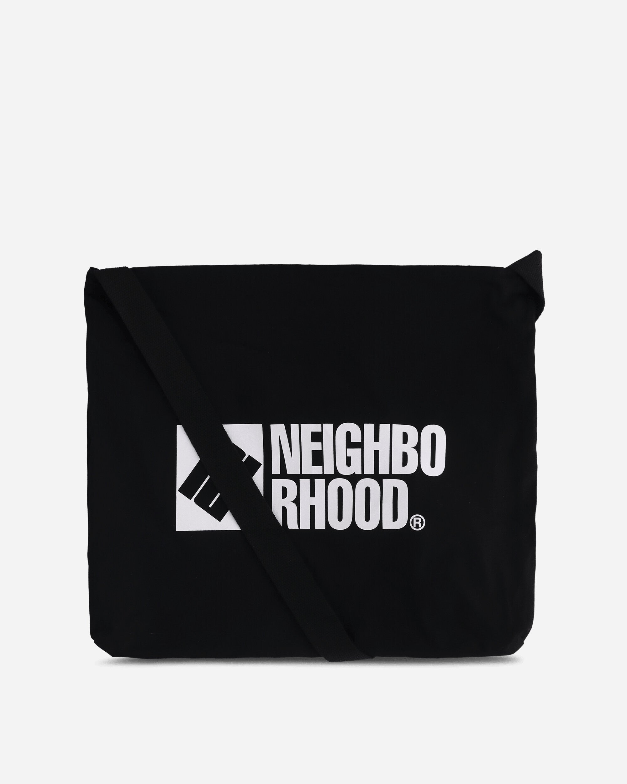 Neighborhood Logo Shoulder Bag Black Bags and Backpacks Shoulder Bags 261MYNH-CG02 BLACK