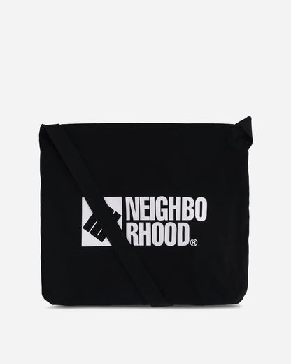 Neighborhood Logo Shoulder Bag Black Bags and Backpacks Shoulder Bags 261MYNH-CG02 BLACK
