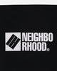 Neighborhood Logo Shoulder Bag Black Bags and Backpacks Shoulder Bags 261MYNH-CG02 BLACK