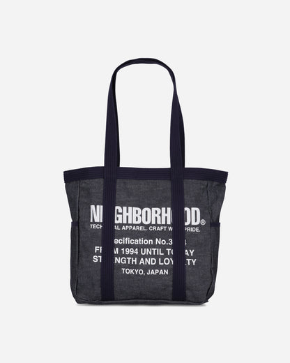 Neighborhood Denim Tote Bag-M Indigo Bags and Backpacks Tote Bags 252TQNH-CG03 INDIGO