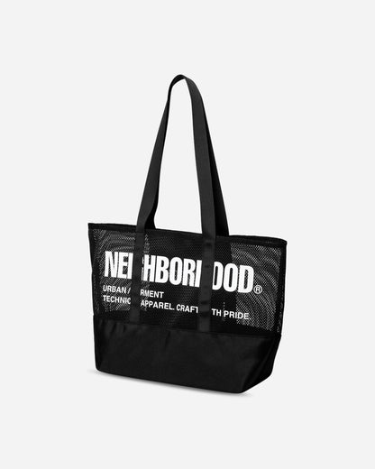 Neighborhood Mesh Tote Bag Black Bags and Backpacks Tote Bags 261FJNH-CG01 BLACK