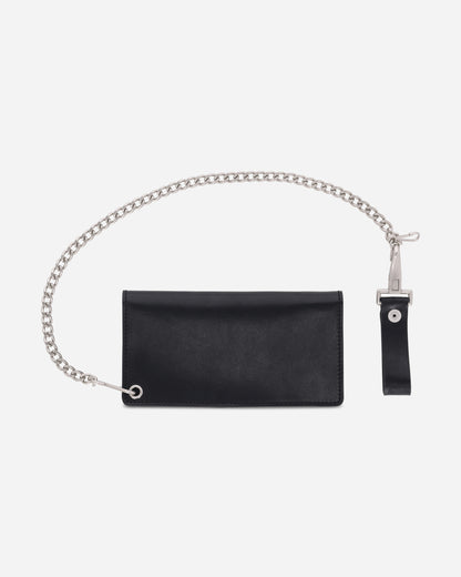 Neighborhood Leather Trucker Wallet Black Wallets and Cardholders Wallets 261PKNH-AC03 BLACK