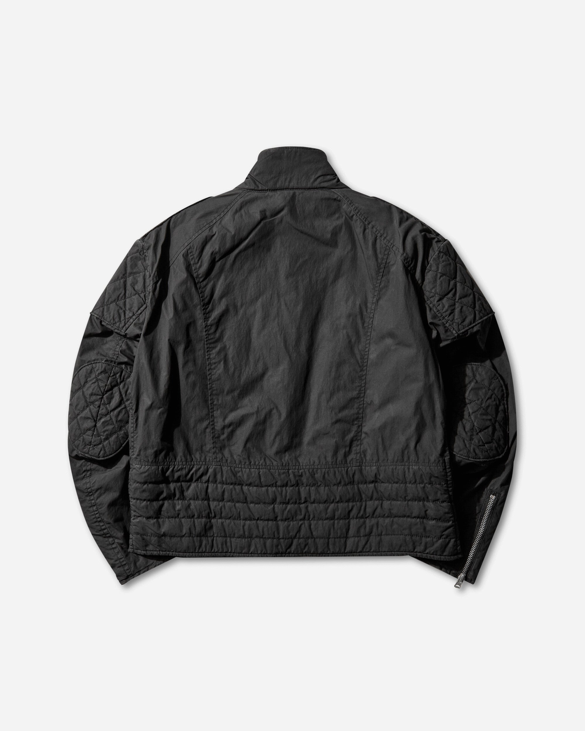 Neighborhood Faded Stand Collar Riders Jacket Black Coats and Jackets Bomber Jackets 252SZNH-JKM07 BLACK