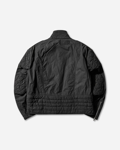 Neighborhood Faded Stand Collar Riders Jacket Black Coats and Jackets Bomber Jackets 252SZNH-JKM07 BLACK