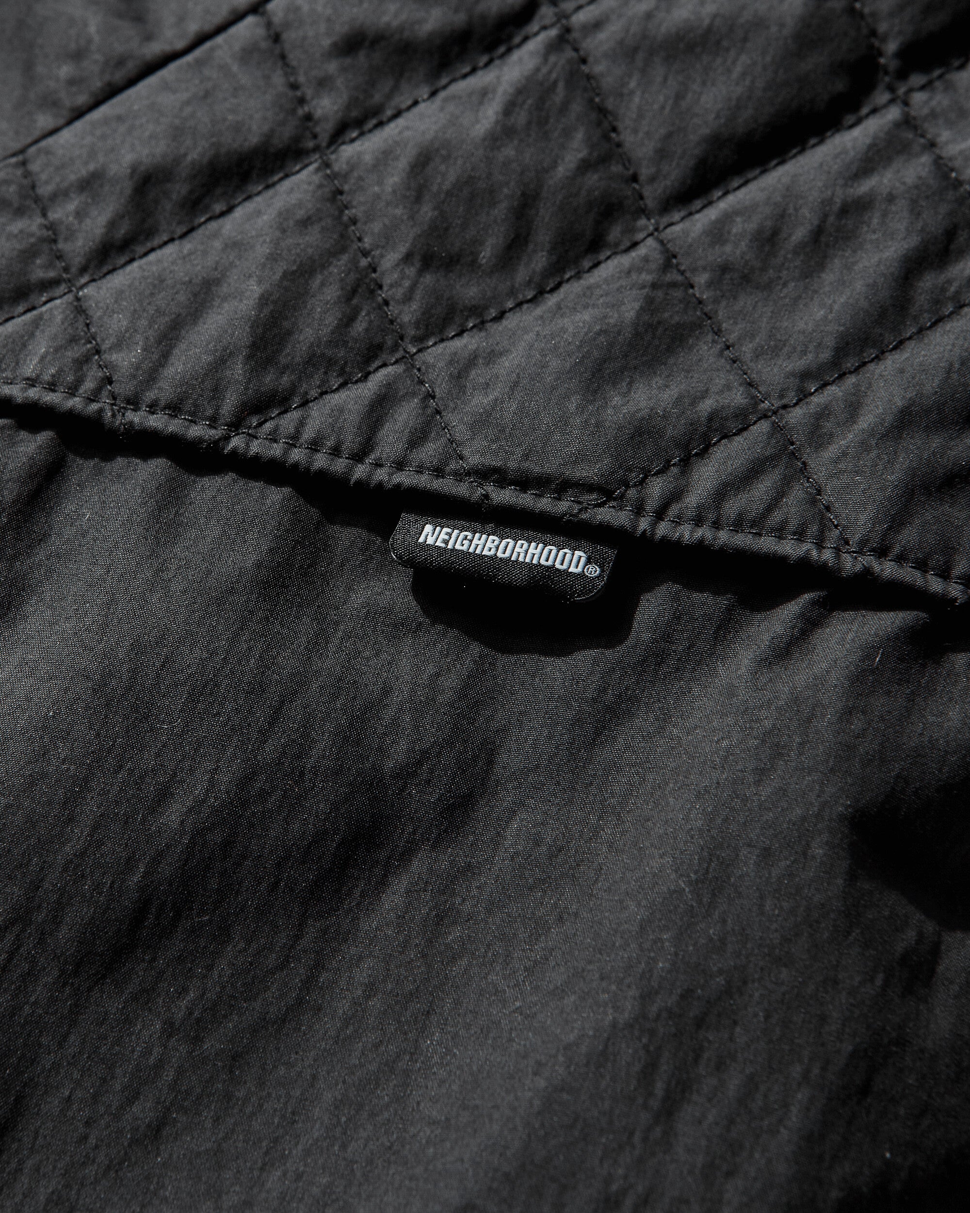 Neighborhood Faded Stand Collar Riders Jacket Black Coats and Jackets Bomber Jackets 252SZNH-JKM07 BLACK