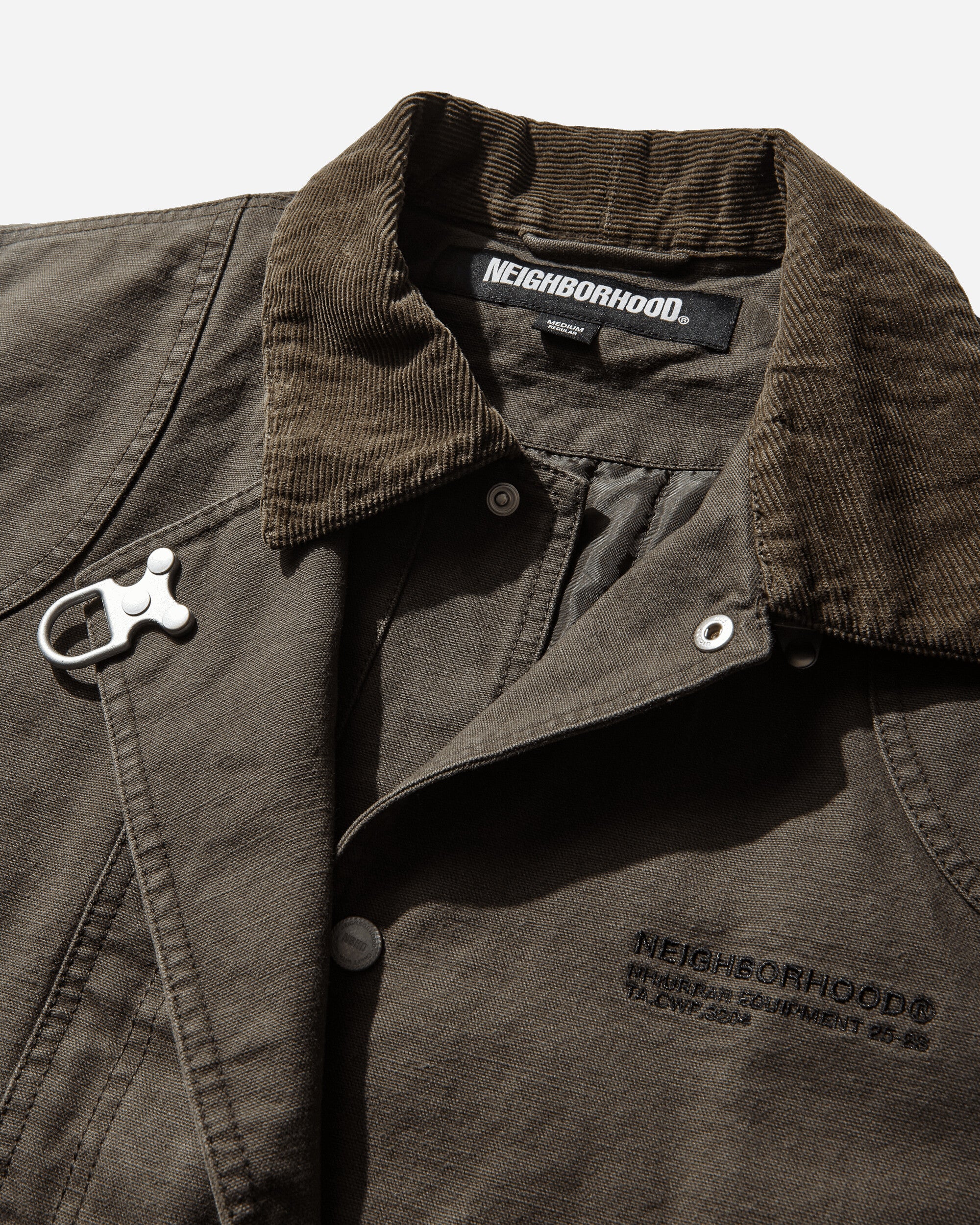 Neighborhood Fireman Jacket Brown Coats and Jackets Bomber Jackets 252AQNH-JKM02 BROWN