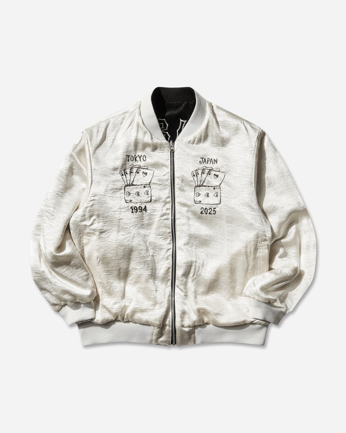 Neighborhood Souvenir Jacket Black Coats and Jackets Bomber Jackets 252AQNH-JKM03 BLACK