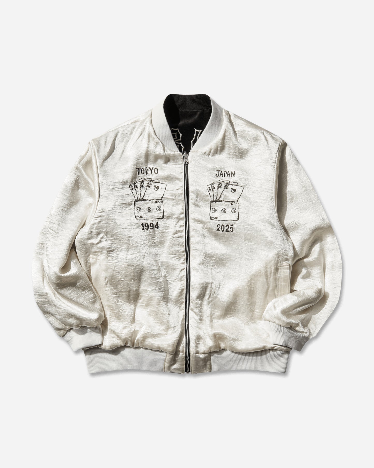 Neighborhood Souvenir Jacket Black Coats and Jackets Bomber Jackets 252AQNH-JKM03 BLACK