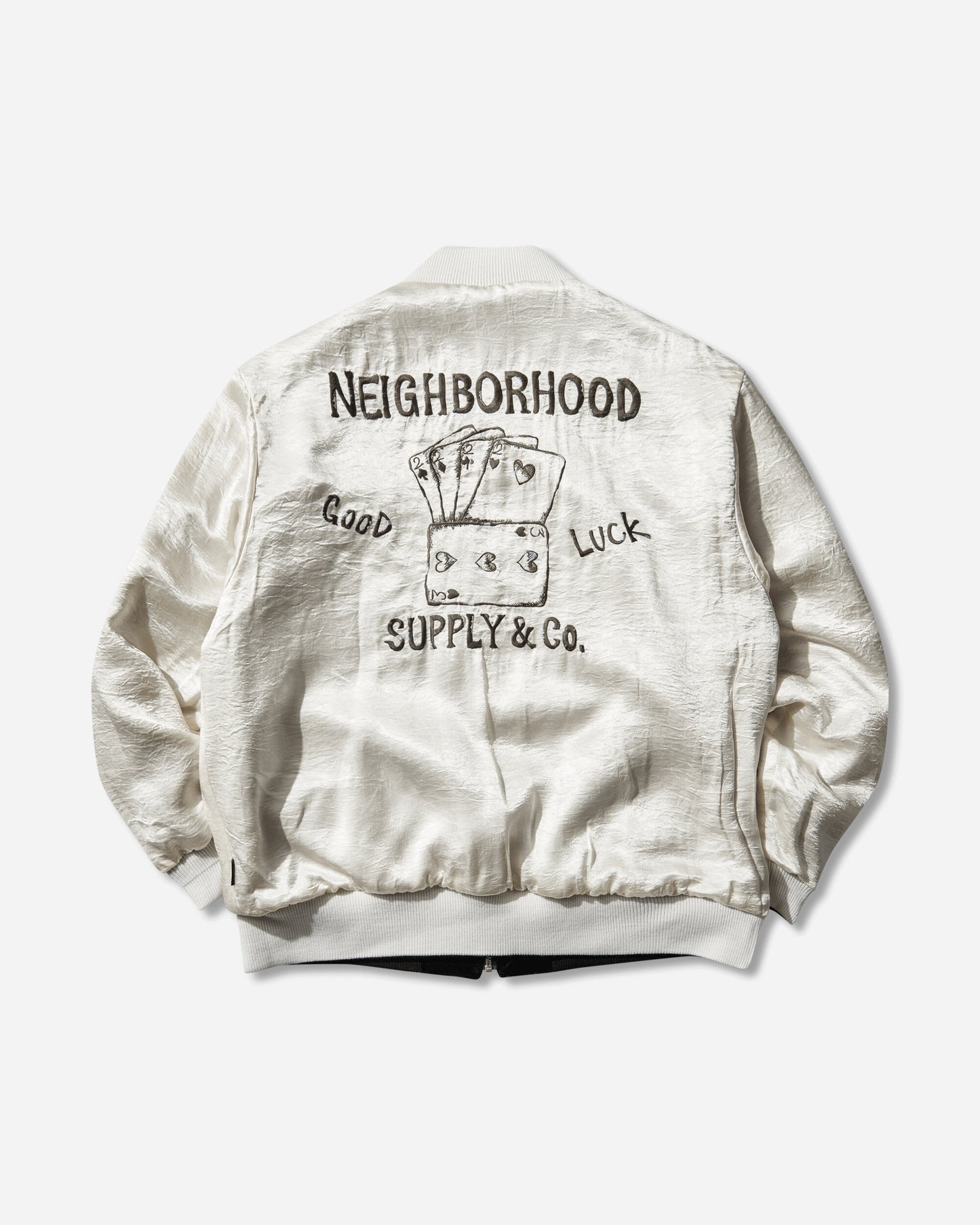 Neighborhood Souvenir Jacket Black Coats and Jackets Bomber Jackets 252AQNH-JKM03 BLACK