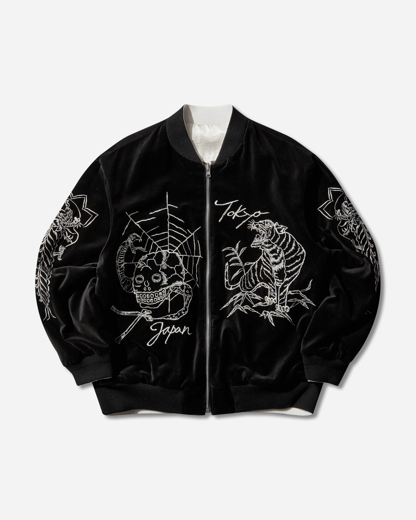 Neighborhood Souvenir Jacket Black Coats and Jackets Bomber Jackets 252AQNH-JKM03 BLACK