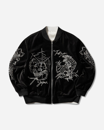 Neighborhood Souvenir Jacket Black Coats and Jackets Bomber Jackets 252AQNH-JKM03 BLACK