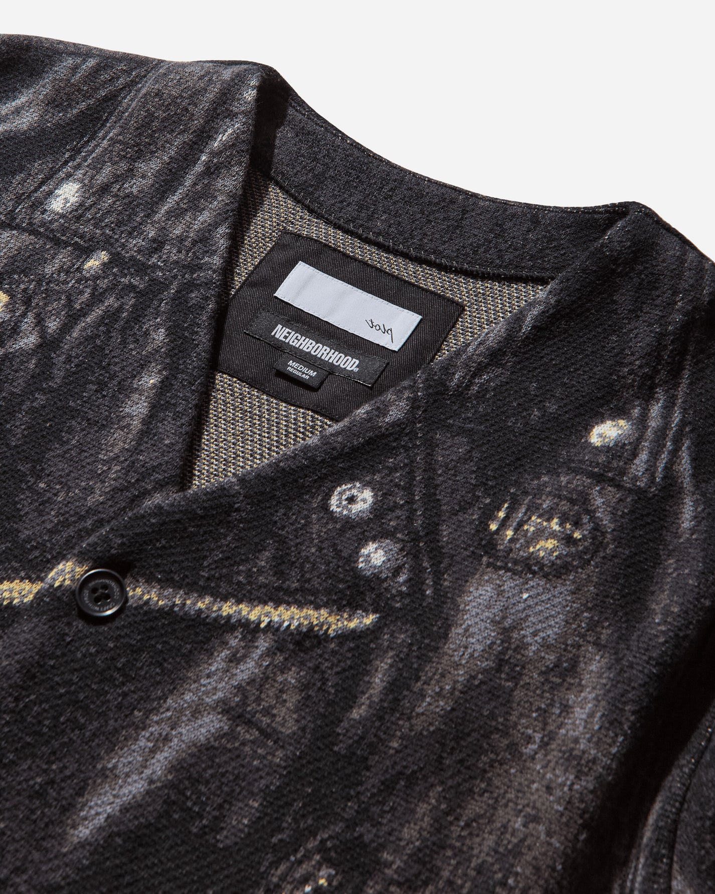 Neighborhood Nh X Tolq . Riders Pattern Cardigan Black Knitwears Cardigans 252TLTQN-KNM01 BLACK