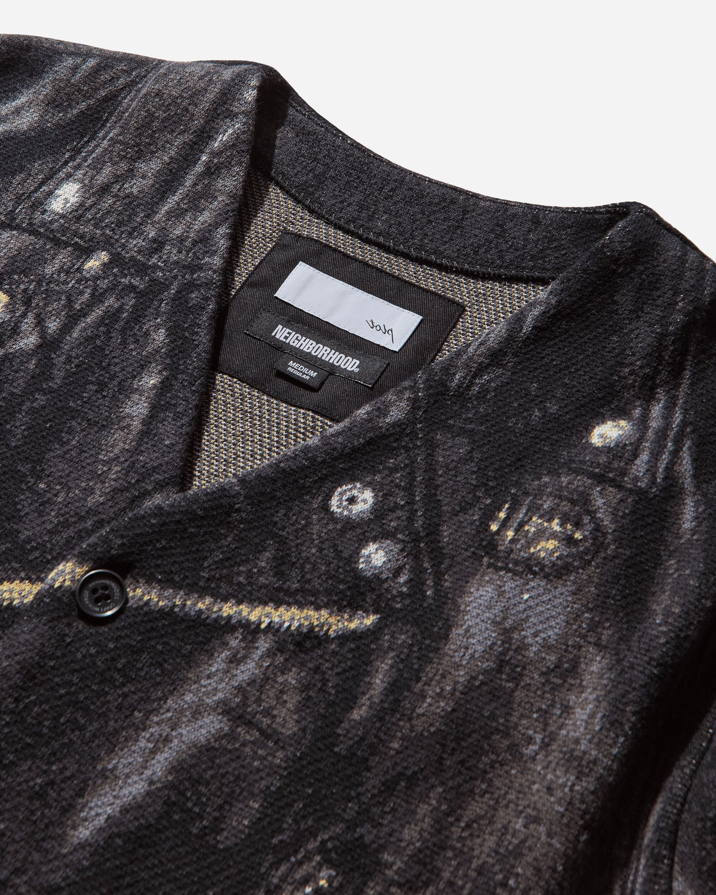 Neighborhood Nh X Tolq . Riders Pattern Cardigan Black Knitwears Cardigans 252TLTQN-KNM01 BLACK