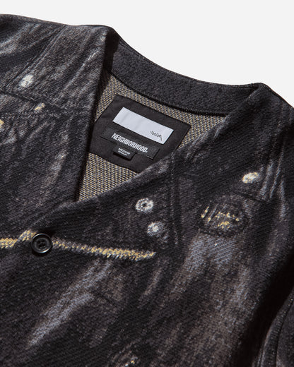 Neighborhood Nh X Tolq . Riders Pattern Cardigan Black Knitwears Cardigans 252TLTQN-KNM01 BLACK