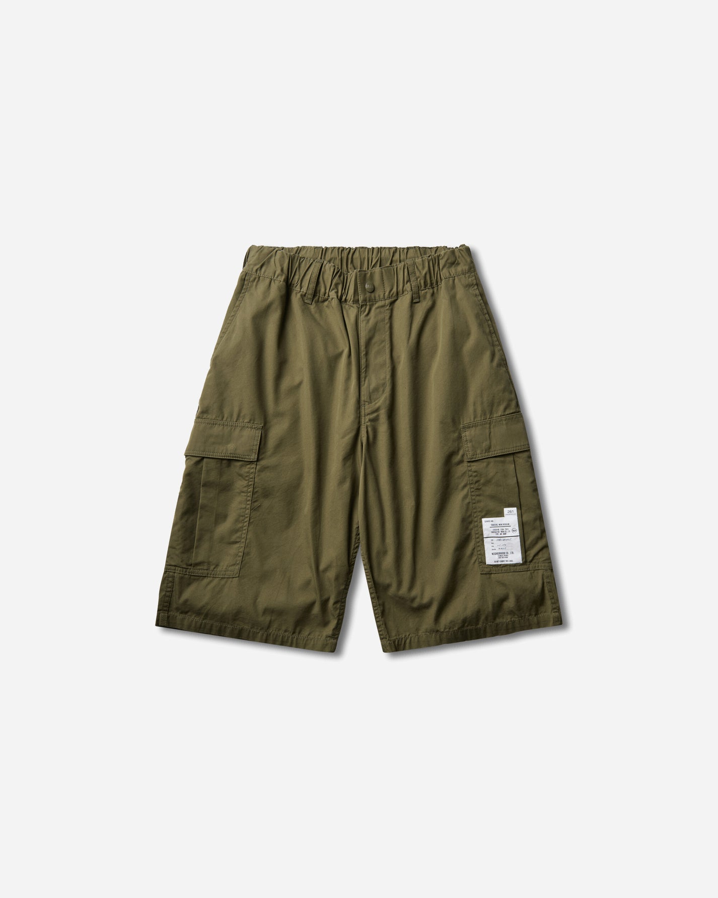 Neighborhood Wide Cargo Short  Pants Olive Drab Shorts Cargo Short 261SPNH-PTM04 OLIVEDRAB
