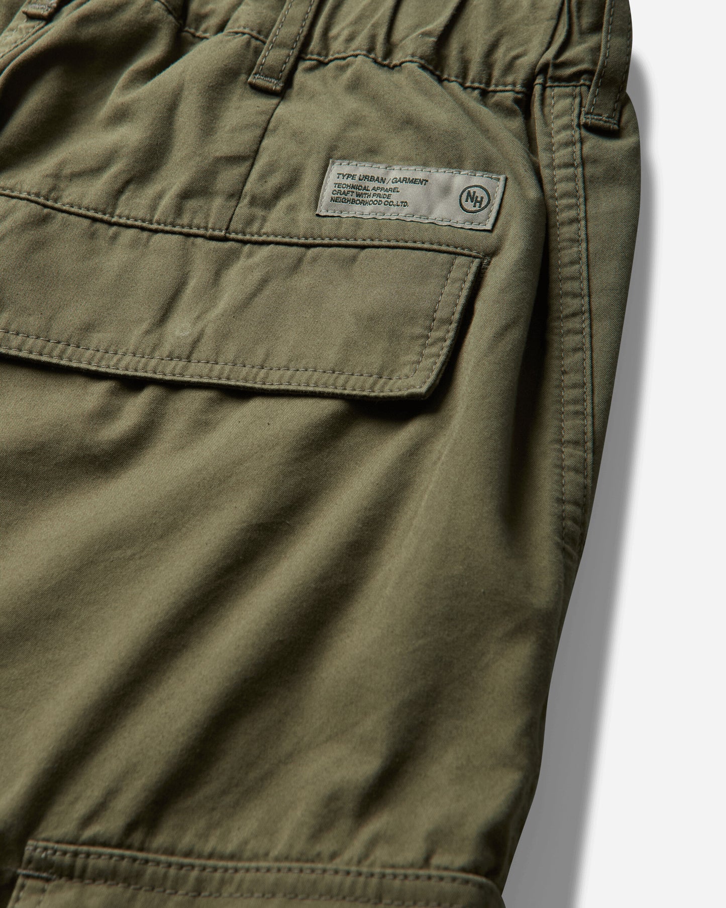 Neighborhood Wide Cargo Short  Pants Olive Drab Shorts Cargo Short 261SPNH-PTM04 OLIVEDRAB
