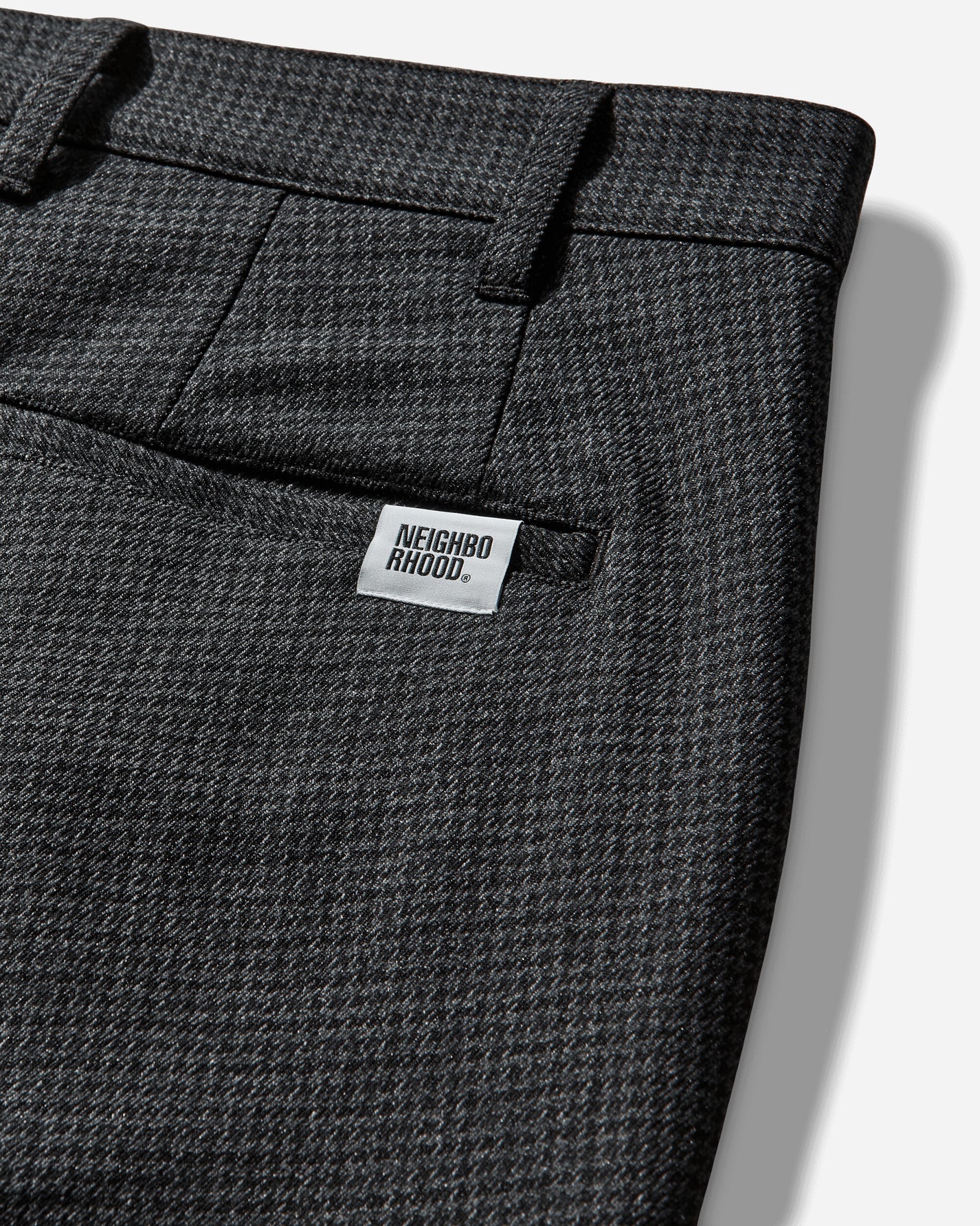 Neighborhood Gc Check Baker Pants Black×Black Pants Casual 252TGNH-PTM01 BLACK×BLACK