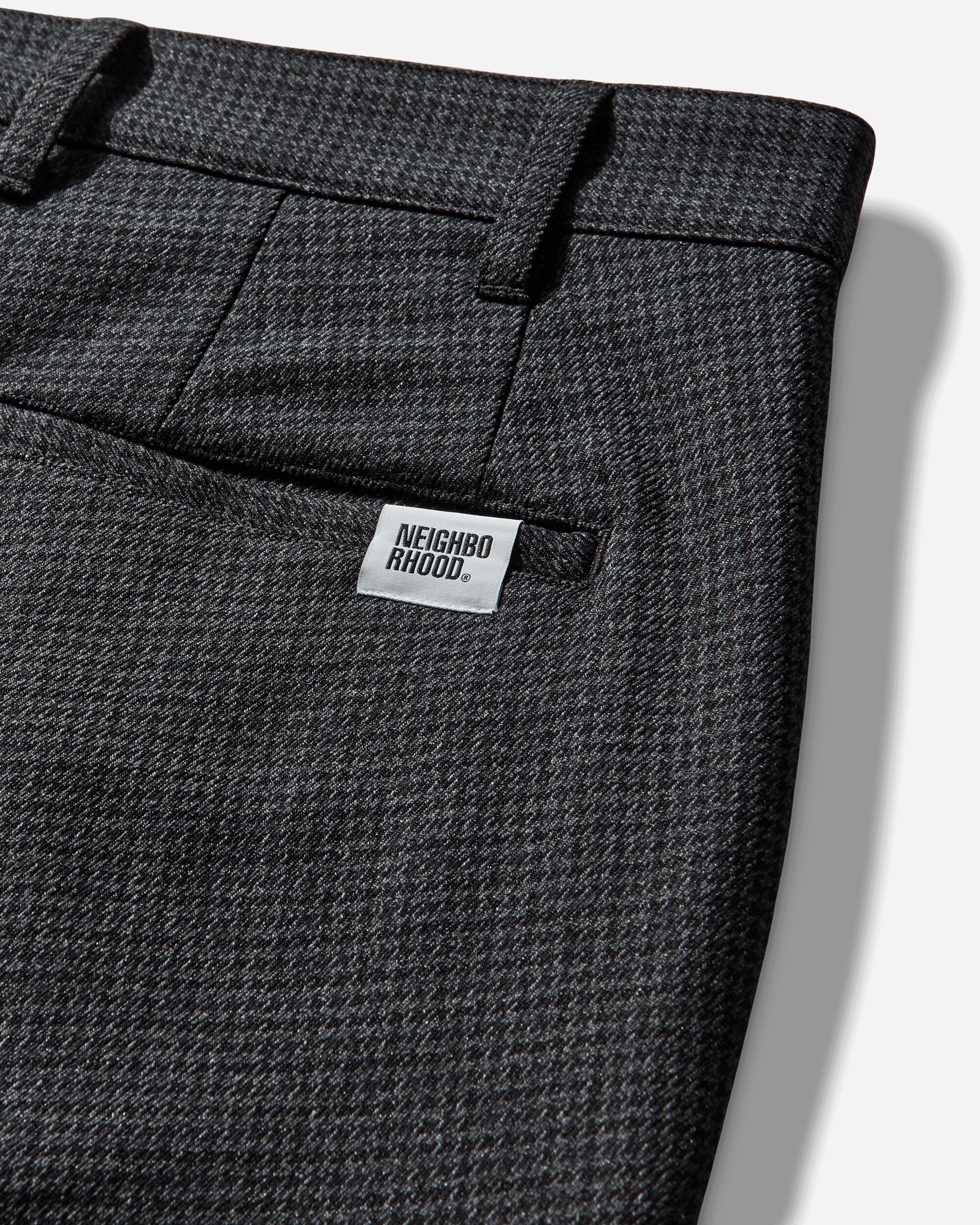 Neighborhood Gc Check Baker Pants Black×Black Pants Casual 252TGNH-PTM01 BLACK×BLACK