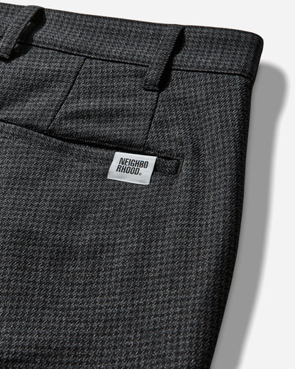 Neighborhood Gc Check Baker Pants Black×Black Pants Casual 252TGNH-PTM01 BLACK×BLACK