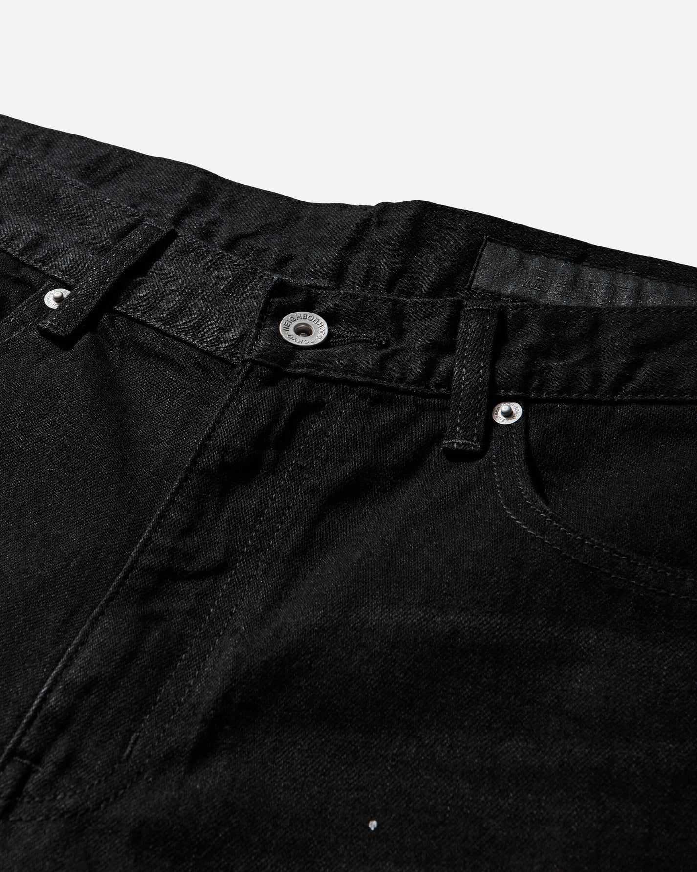 Neighborhood Bw Washed Dp Basic Pants Black Pants Chinos 252AQNH-PTM07 BLACK