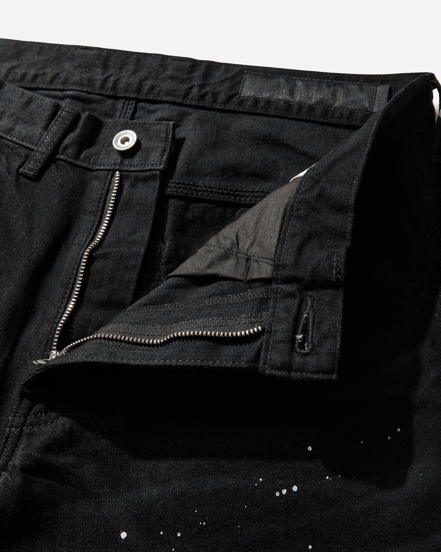 Neighborhood Bw Washed Utility Pants Black Pants Chinos 252AQNH-PTM05 BLACK