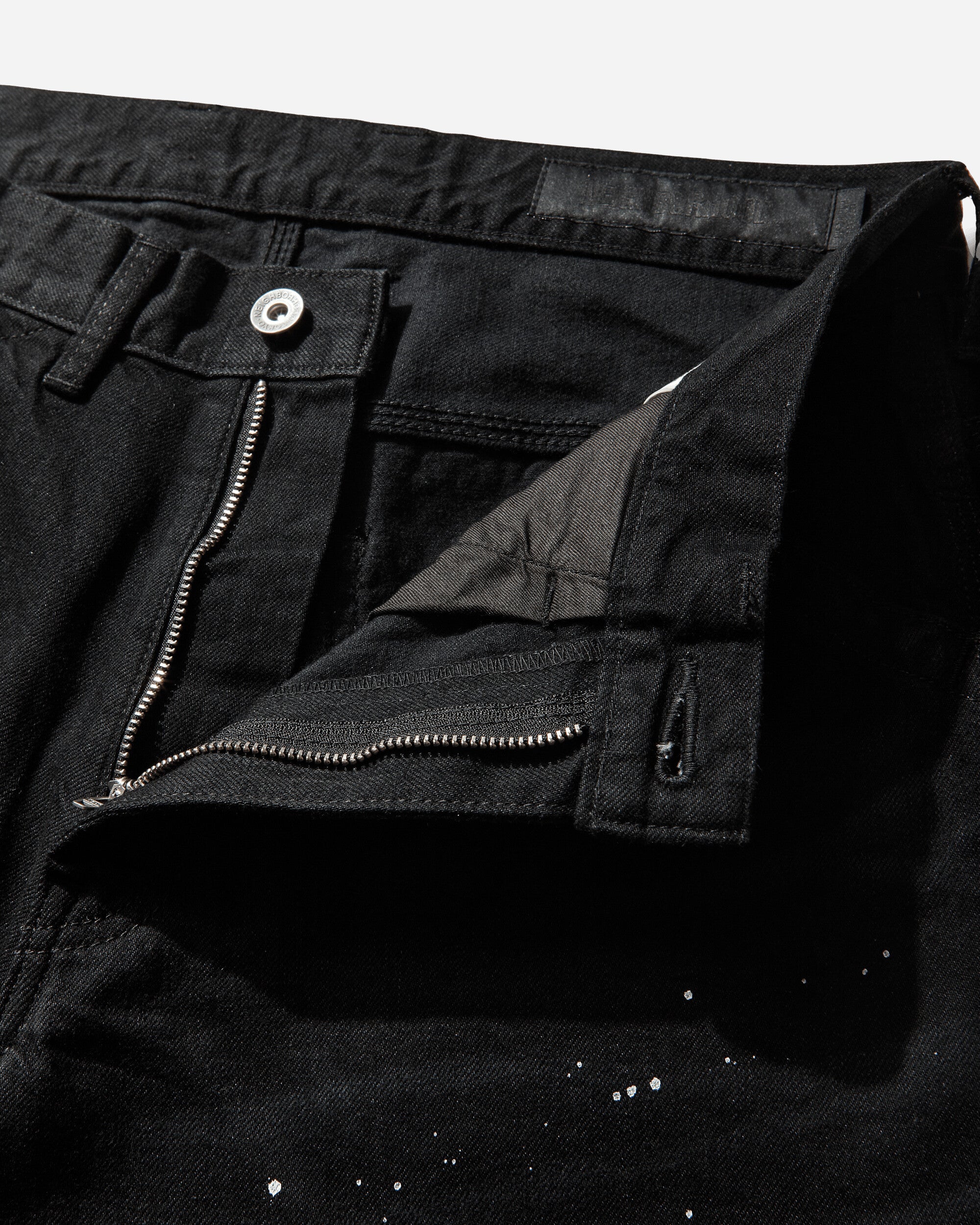 Neighborhood Bw Washed Utility Pants Black Pants Chinos 252AQNH-PTM05 BLACK
