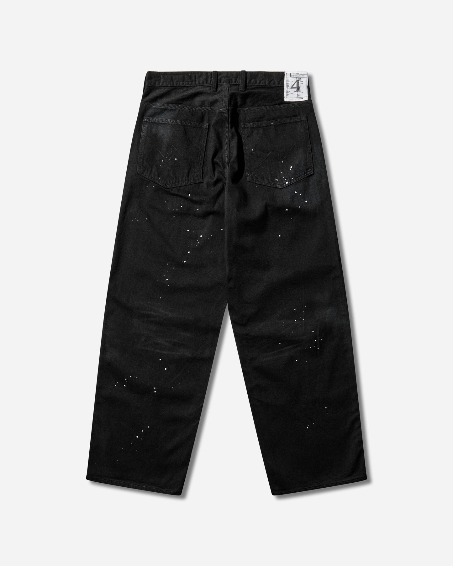 Neighborhood Bw Washed Utility Pants Black Pants Chinos 252AQNH-PTM05 BLACK