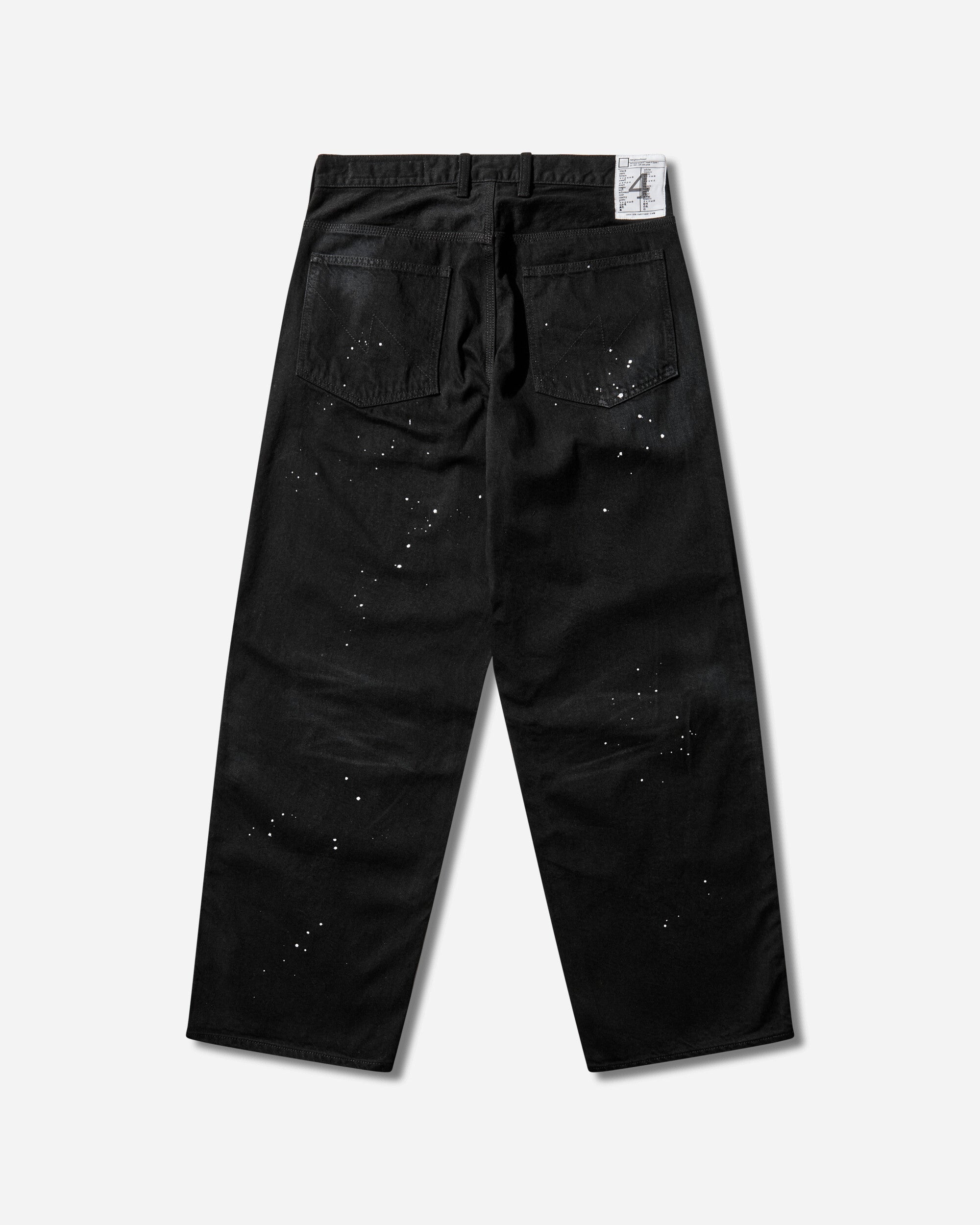 Neighborhood Bw Washed Utility Pants Black Pants Chinos 252AQNH-PTM05 BLACK