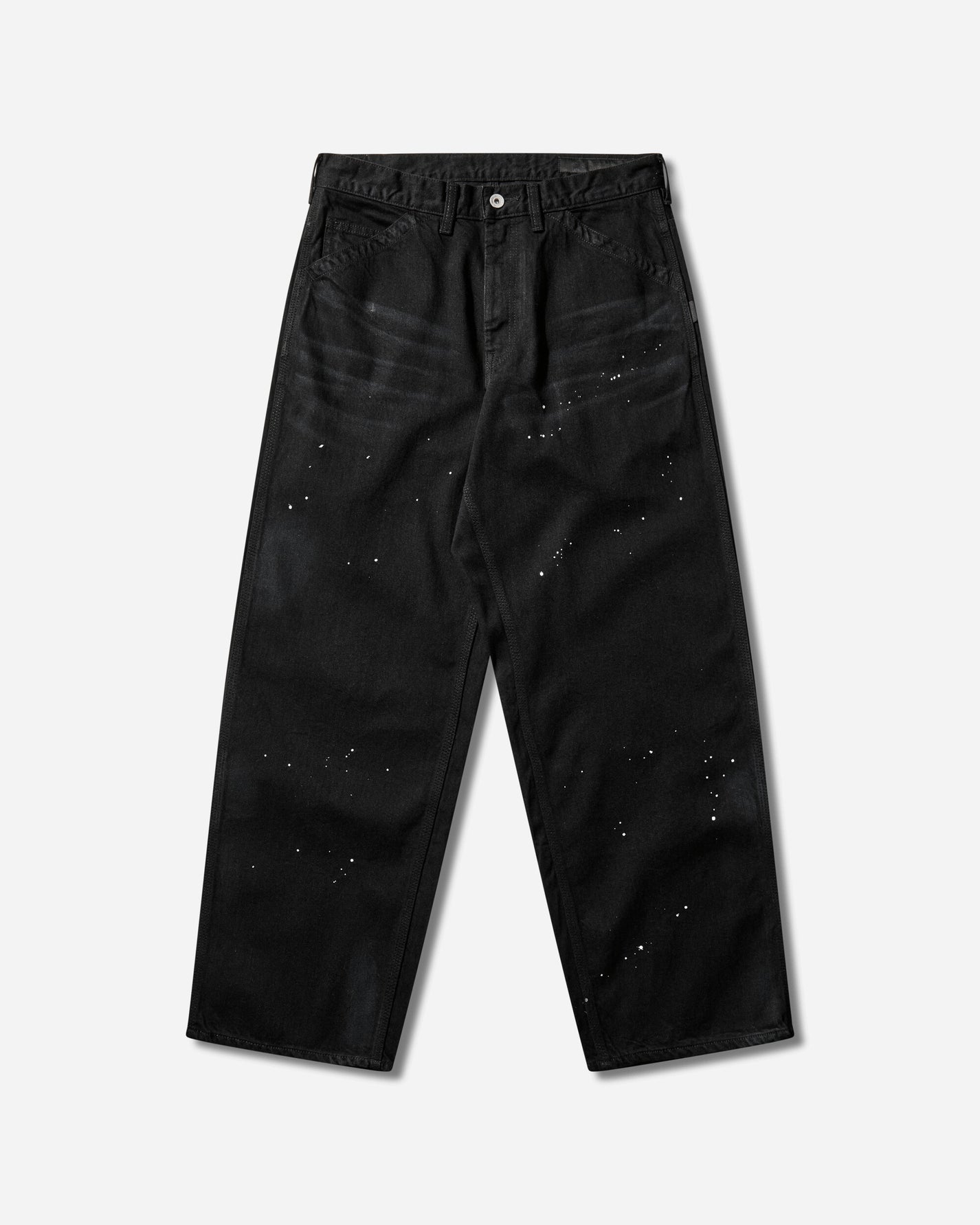 Neighborhood Bw Washed Utility Pants Black Pants Chinos 252AQNH-PTM05 BLACK