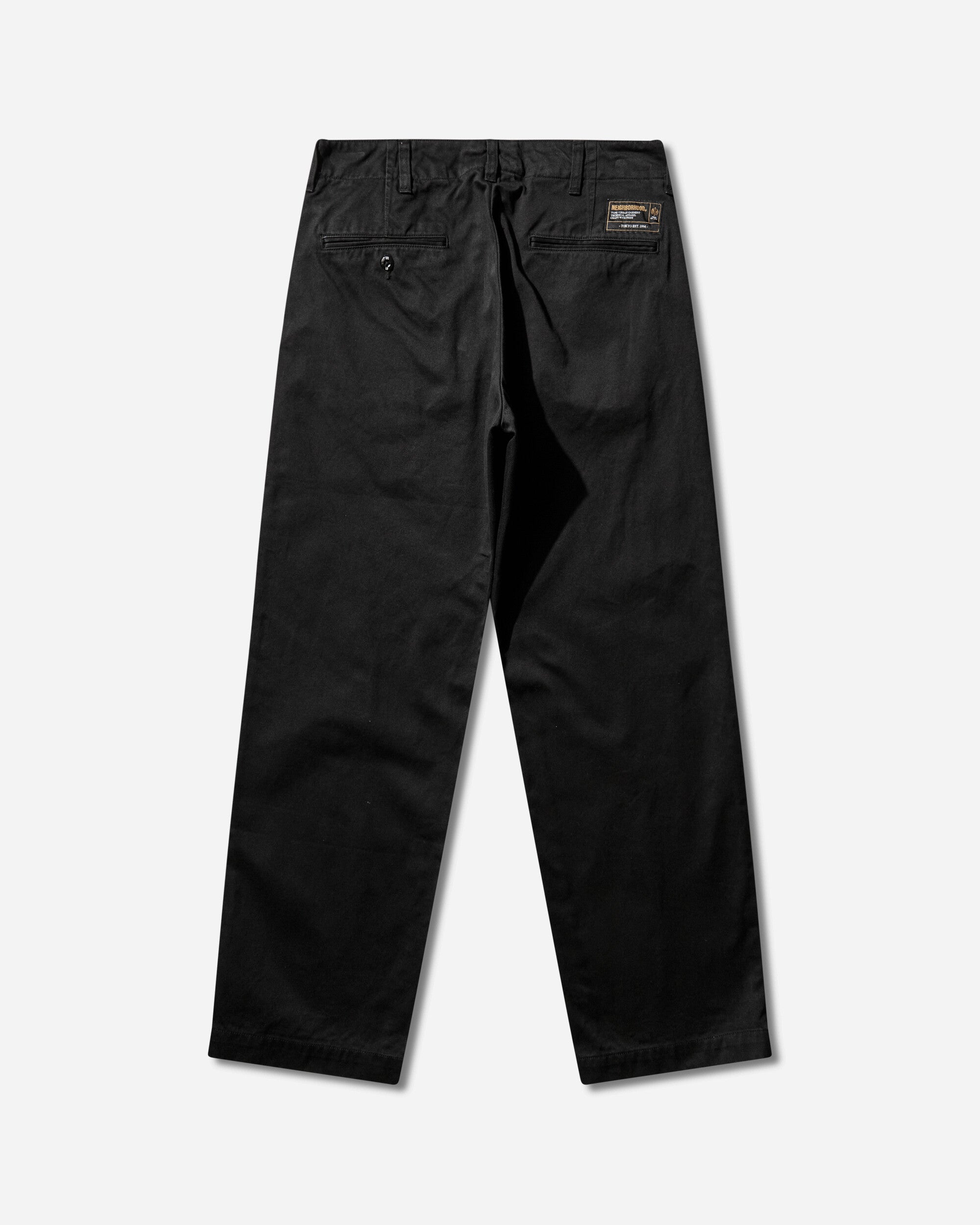Neighborhood Classic Chino Pants Black Pants Chinos 252AQNH-PTM01 BLACK