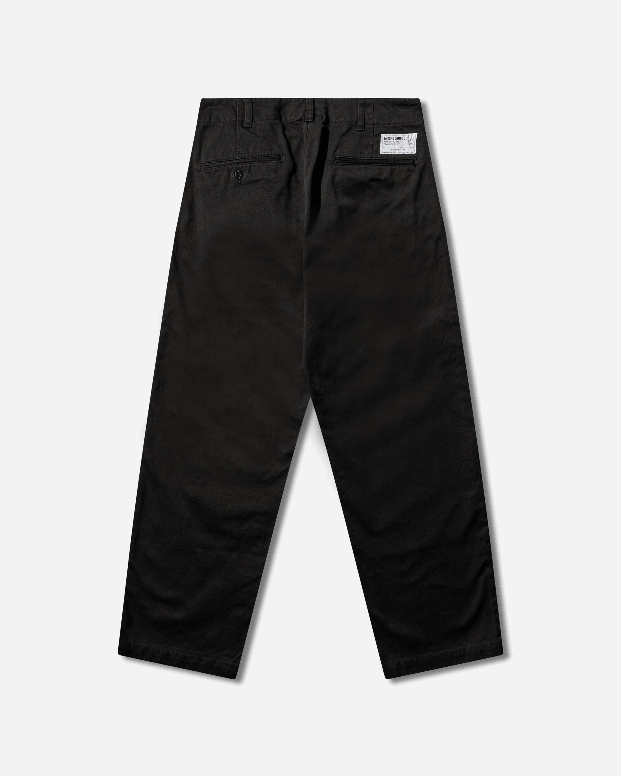Neighborhood Classic Chino Pants Black Pants Chinos 261AQNH-PTM01 BLACK
