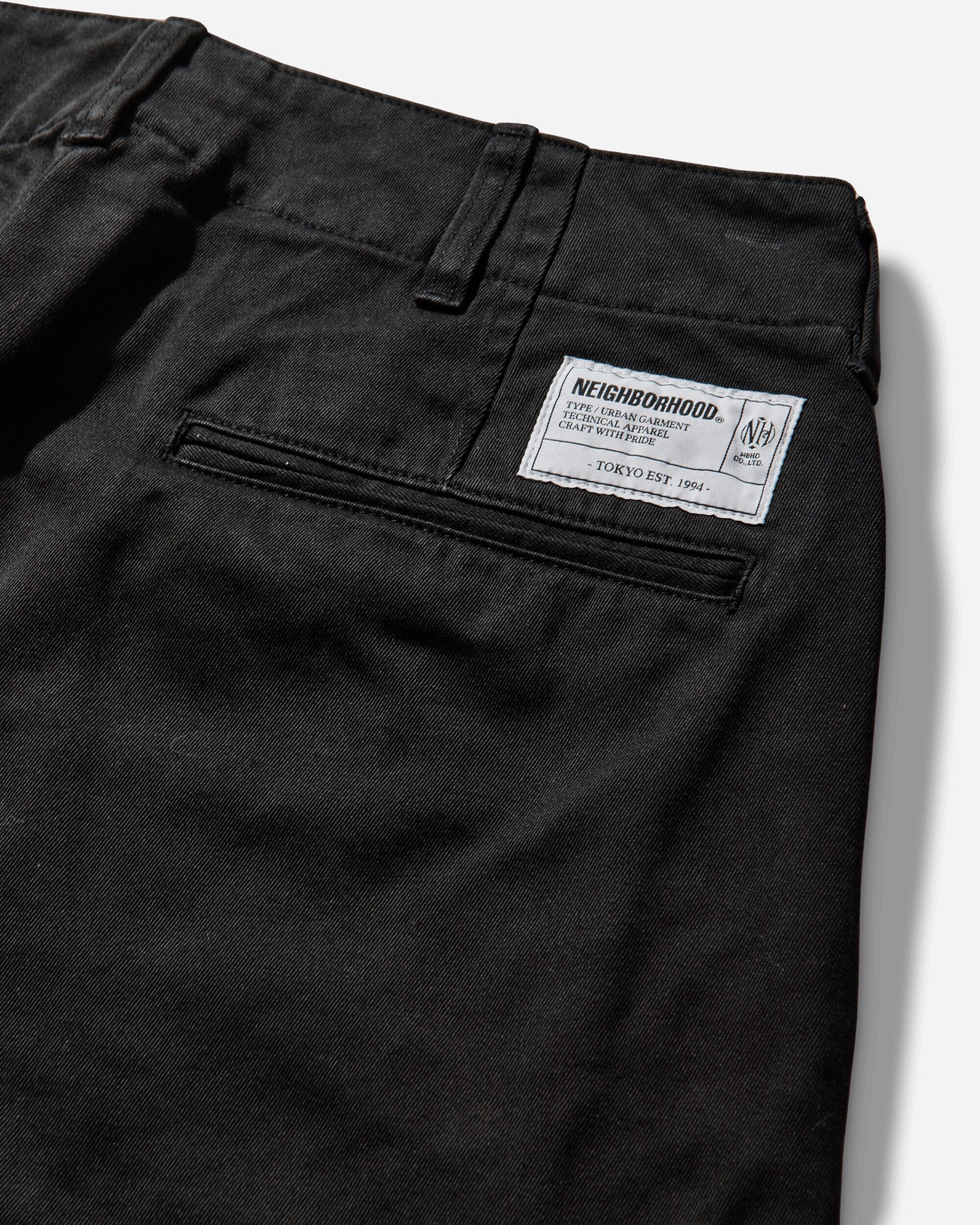 Neighborhood Classic Chino Pants Black Pants Chinos 261AQNH-PTM01 BLACK