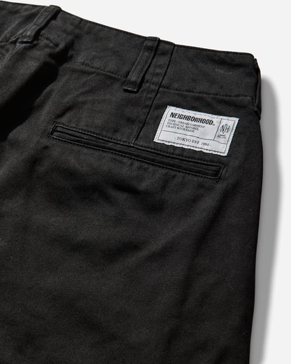 Neighborhood Classic Chino Pants Black Pants Chinos 261AQNH-PTM01 BLACK