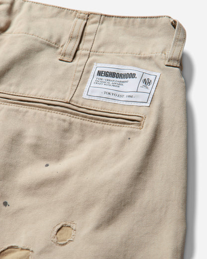 Neighborhood Savage Chino Pants Beige Pants Chinos 262AQNH-PTM04 BEIGE